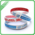 Bracelet promotionnel de silicone de conception faite sur commande d&#39;OEM